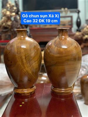 Bình Hút Tài Lộc Gỗ Xá Xị, Chum Hút Tài Lộc Gỗ Xá Xị